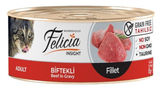 Felicia Tahılsız Biftekli Fileto 85 gr Kedi Maması kullananlar yorumlar